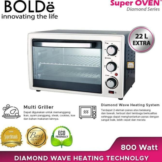 Bolde Super Oven Diamond Series 22 L - Putih